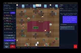 Пиксельный офис, где у ИИ-агентов есть свои столы, характеры и реальный код, который нужно написать.